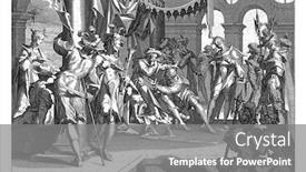  Presentation with empathy - Slide deck having while-reading-the-death-sentence background and a gray colored foreground