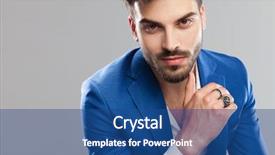  Presentation with smart light - Amazing presentation theme having while sitting and leaning forward backdrop and a ocean colored foreground