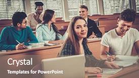  Presentation with lecture hall - Amazing presentation having while sitting in a lecture backdrop and a coral colored foreground