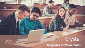  Presentation with lecture hall - Cool new theme with while sitting in a lecture backdrop and a  colored foreground