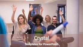  Presentation with marker - Presentation theme enhanced with while teaching lessons in school background and a coral colored foreground