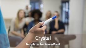  Presentation with marker - Audience pleasing slides consisting of while teaching lessons in school backdrop and a violet colored foreground