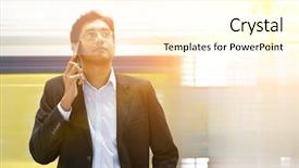  Presentation with train railway - Cool new PPT layouts with while waiting train at railway backdrop and a cream colored foreground