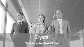  Presentation with train - Audience pleasing slide deck consisting of while walking on train platform backdrop and a gray colored foreground