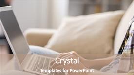  Presentation with marketing - Presentation consisting of while working on marketing project background and a coral colored foreground