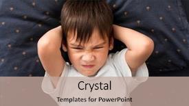  Presentation with child boy hold basket - Theme having whimsical - cranky child boy refuses background and a coral colored foreground