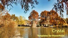  Presentation with columbus - Slide deck consisting of whimsical - goodale park located background and a tawny brown colored foreground