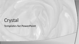  Presentation with foam - PPT theme with foam white background and a light gray colored foreground