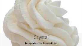  Presentation with cream - Theme with whipped-cream-swirl-isolated background and a mint green colored foreground