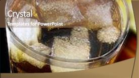  Presentation with whisky - Amazing slides having whisky night cap backdrop and a coral colored foreground