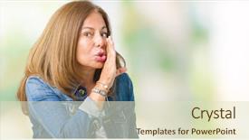  Presentation with arabian woman wearing hijab muslim - Slide set with whisper - beautiful middle age woman wearing background and a soft green colored foreground