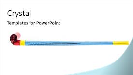  Presentation with whistle - Amazing slide set having whistle - party horn isolated on white backdrop and a white colored foreground