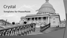  Presentation with capitol - Cool new slides with white - washington dc united state backdrop and a  colored foreground