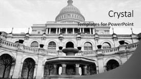  Presentation with capitol - Slide deck consisting of white - washington dc united state background and a  colored foreground