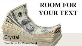  Presentation with fat - Slide set having white 10 000 dollars background and a mint green colored foreground