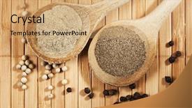  Presentation with pepper - Amazing PPT theme having white and black pepper backdrop and a  colored foreground