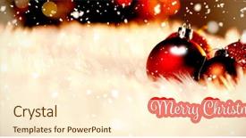  Presentation with greeting card - Audience pleasing PPT layouts consisting of white and red greeting card backdrop and a cream colored foreground