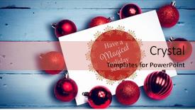  Presentation with bleached - Cool new presentation theme with white and red greetings card backdrop and a  colored foreground