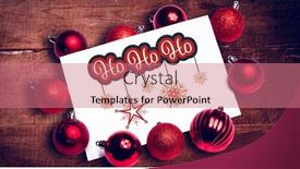  Presentation with red white grey - Presentation having white-and-red-greetings-card background and a coral colored foreground