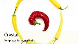  Presentation with jalapeno - Cool new presentation with white as a geometric figure backdrop and a  colored foreground