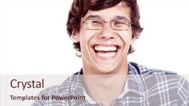  Presentation with best - Presentation theme having white background - laughter is best background and a lemonade colored foreground