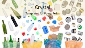  Presentation with plastic bags - Amazing slides having white background and in plastic backdrop and a soft green colored foreground