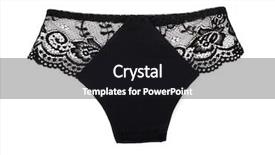  Presentation with black women - Audience pleasing PPT theme consisting of white background black women lace backdrop and a black colored foreground
