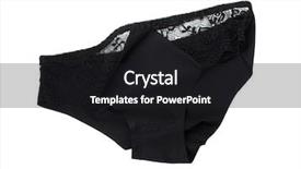  Presentation with award in black and white - Slide set featuring white background black women lace background and a dark gray colored foreground