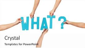  Presentation with turquoise - Beautiful presentation theme featuring white background by female backdrop and a  colored foreground