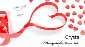  Presentation with hearts - PPT layouts consisting of white background composition for themes background and a white colored foreground