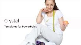  Presentation with healthy lifestyle cute - Amazing PPT layouts having white background concept of healthy backdrop and a white colored foreground