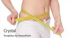  Presentation with healthy lifestyle - Slide deck consisting of white background concept of healthy background and a  colored foreground