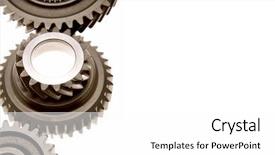  Presentation with steel - Amazing PPT layouts having white background copy space backdrop and a white colored foreground