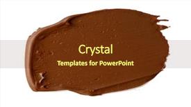  Presentation with fine food and wine spring - Beautiful PPT theme featuring white background delicious food design backdrop and a tawny brown colored foreground