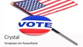  Presentation with election - Presentation enhanced with white background election day background and a white colored foreground
