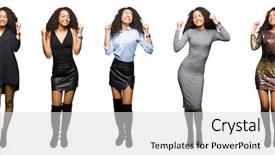  Presentation with party - Theme having white background excited for success background and a light gray colored foreground