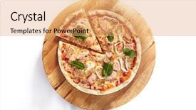  Presentation with hot sauce - Cool new slides with white background fried yeast backdrop and a yellow colored foreground