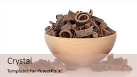  Presentation with chinese medicine - Amazing slide deck having white background hou pu cortex backdrop and a  colored foreground