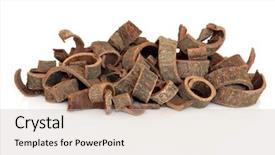  Presentation with chinese medicine - Audience pleasing slides consisting of white background hu pou cortex backdrop and a soft green colored foreground