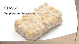  Presentation with soybean - Colorful PPT layouts enhanced with white background indonesian food backdrop and a white colored foreground
