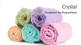  Presentation with wash - Colorful PPT theme enhanced with white background laundry day backdrop and a  colored foreground