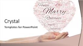  Presentation with respect - PPT layouts featuring white background metaphor to love background and a sky blue colored foreground