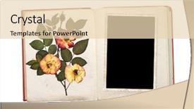  Presentation with journal - PPT theme with white background mock up template background and a lemonade colored foreground