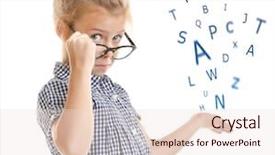  Presentation with white letters - Theme consisting of white background speech therapy background and a lemonade colored foreground