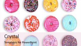  Presentation with studio - Slide set featuring white background studio shot overhead background and a lemonade colored foreground