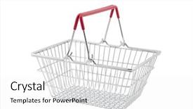  Presentation with shopping for electronics - Beautiful slide deck featuring white background with clipping path backdrop and a white colored foreground