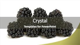  Presentation with ripe golden potato on white - Cool new PPT theme with white background with clipping path backdrop and a dark gray colored foreground