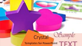  Presentation with board game - Colorful slide deck enhanced with white background with puzzle board backdrop and a gold colored foreground