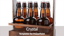  Presentation with antique - Theme consisting of white background with reflection background and a tawny brown colored foreground