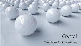  Presentation with light - Presentation theme featuring white balls on a light background and a  colored foreground